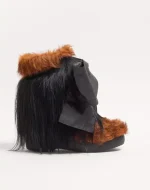Valentino Snowish Fur Ankle Boot